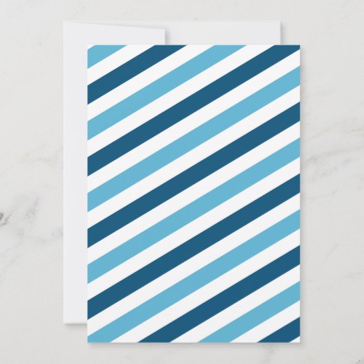 警官と強盗の誕生日パーティーの招待 招待状 (裏面)