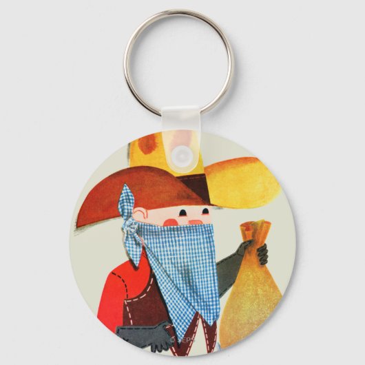 警官と強盗 キーホルダー (正面)