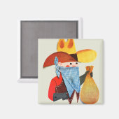 警官と強盗 マグネット (正面/裏面)