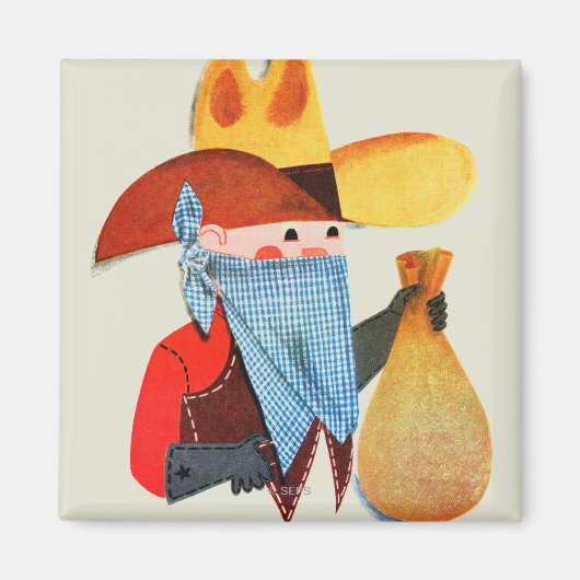 警官と強盗 マグネット (正面)