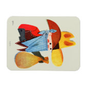 警官と強盗 マグネット (横)