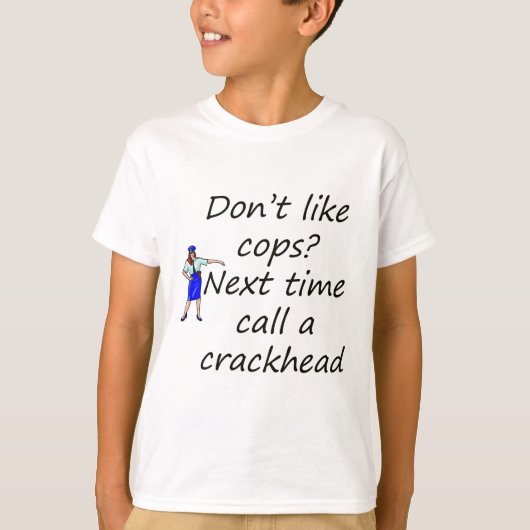 警官と弾頭 Tシャツ (正面)