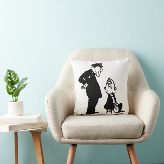 警官と泥棒 クッション (椅子)