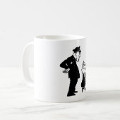 警官と泥棒 コーヒーマグカップ (正面左)
