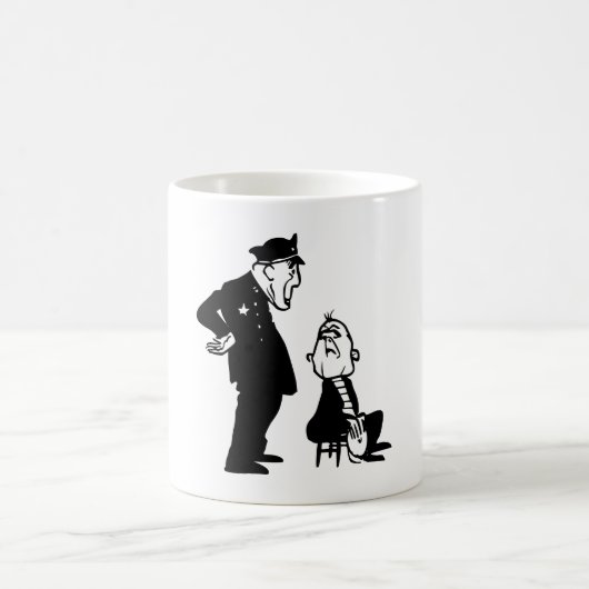 警官と泥棒 コーヒーマグカップ (中央)