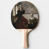 警官と笑う少女 卓球ラケット (裏面)