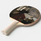 警官と笑う少女 卓球ラケット (正面アングル)