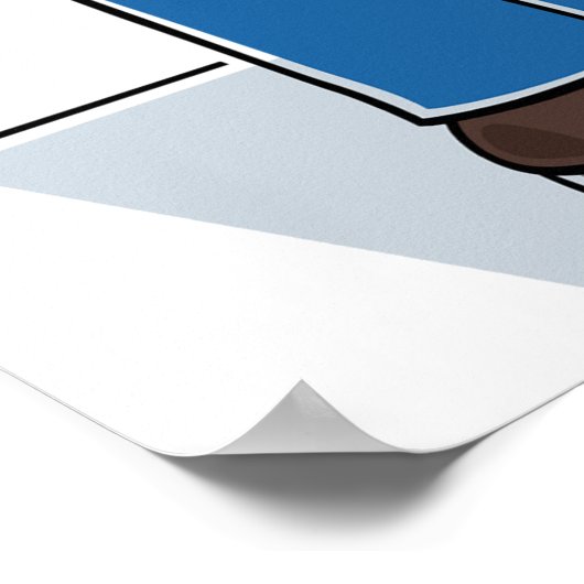 警官と黒猫 ポスター (角)