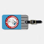 警官に役立ち、保護して下さい ラゲッジタグ (正面横)