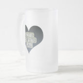 警官のお母さん フロストグラスビールジョッキ (正面左)