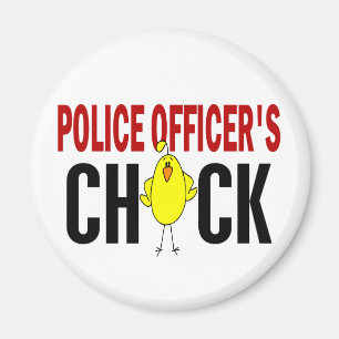 警官のひよこ1 マグネット