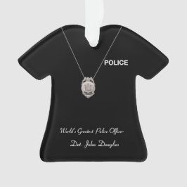 警官のクリスマスのオーナメント オーナメント