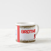 警官のデザインは兄頼弟の挨拶のために。調子はどう エスプレッソカップ (正面右)