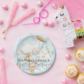 警官のベビーシャワーのパーティーの紙皿 ペーパープレート (パーティー)