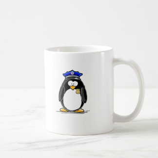 警官のペンギン コーヒーマグカップ