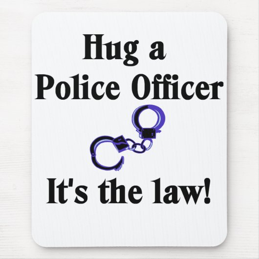 警官のマウスパッドを抱き締めて下さい マウスパッド (正面)