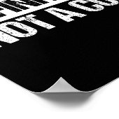 警官の服装ではない ポスター (角)