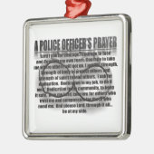 警官の祈りの言葉のオーナメント メタルオーナメント (左)