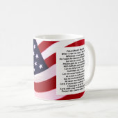 警官の祈りの言葉のコーヒー・マグの祈りの言葉 コーヒーマグカップ (正面右)