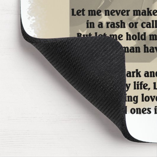 警官の祈りの言葉のマウスパッド マウスパッド (コーナー)