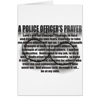 警官の祈りの言葉