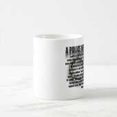 警官の祈りの言葉 コーヒーマグカップ (中央)