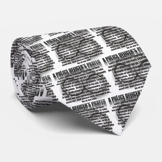 警官の祈りの言葉 ネクタイ (ロール)