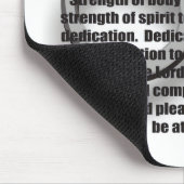 警官の祈りの言葉 マウスパッド (コーナー)