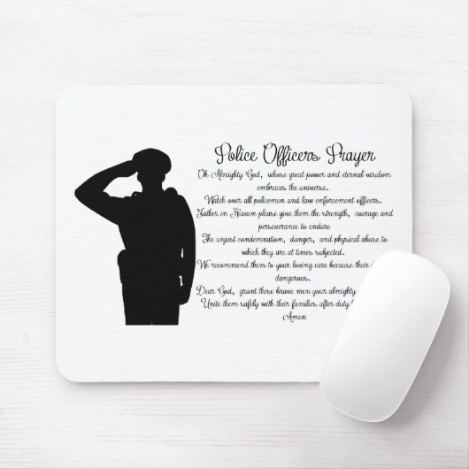 警官の祈りの言葉 マウスパッド (マウス)