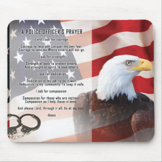 警官の祈りの言葉 マウスパッド