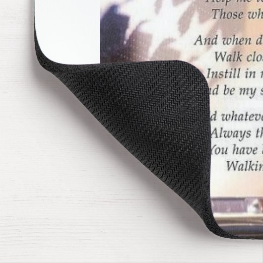 警官の祈りの言葉 マウスパッド (コーナー)