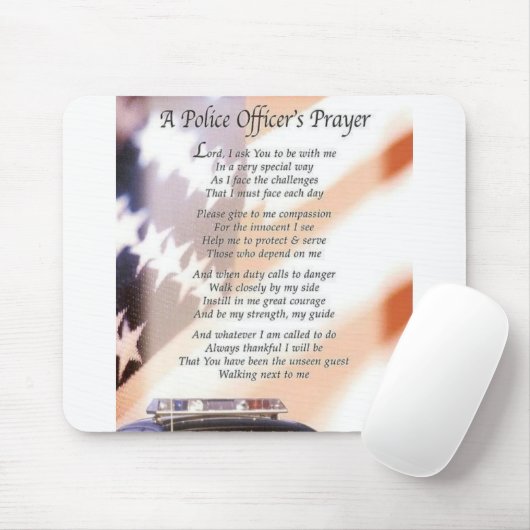 警官の祈りの言葉 マウスパッド (マウス)