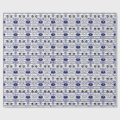 警官の車の帽子のパターンパーティーラップ ラッピングペーパー (フラット)