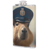 警官カピバラ：平和を守る、 フラスク (左)