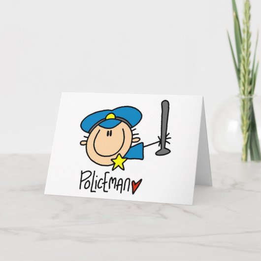 警官職業 カード (正面)