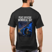 警官記念日 ロンドン橋 Tシャツ (裏面)