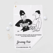 警官頼が漫画に同行する ゴルフタオル (インサイチュ)