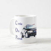 警官 コーヒーマグカップ (正面左)