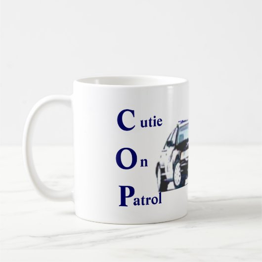警官 コーヒーマグカップ (左)