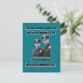 警官 ポストカード (スタンド正面)