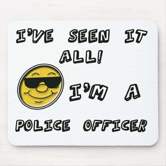 警官 マウスパッド (正面)