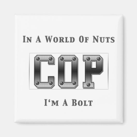 警官 マグネット (正面)