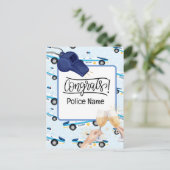 警察おめでとうございます ポストカード (スタンド正面)