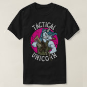 警察おもしろいの戦術的ユニコーン軍隊法Enf Tシャツ (デザイン正面)