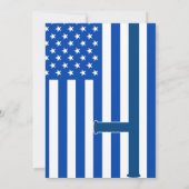 警察おもしろいの退職を凍結する 招待状 (裏面)