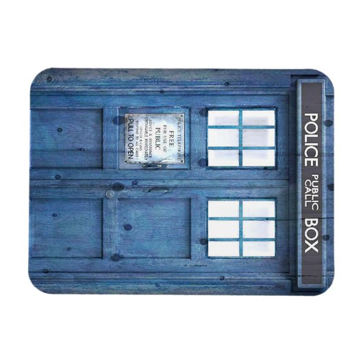 警察おもしろいの電話の公衆電話 マグネット (横)