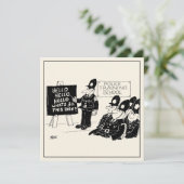 警察おもしろい学院の漫画での警察訓練。 カード (スタンド正面)