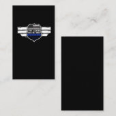 警察おもしろい官退職の伝説に退職した 名刺 (正面/裏面)