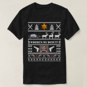 警察おもしろい警官の副保安官醜いクリスマス商会 Tシャツ (デザイン正面)