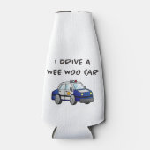 警察おもしろい車 ボトルクーラー (正面)